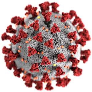 Depiction of corona virus
